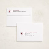 "modern minimalist" - Holiday Cards in Crisp Snow by Kate Ross - FREE Recipient Addressing