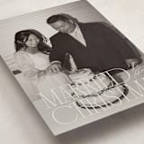 "serif married christmas" - Holiday Cards in Champagne by Ellen Schlegelmilch - Detail