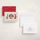 "Joyful Pet" - Holiday Cards in Candy Cane by Louise Kay - Assembled