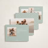 "Holiday Photo Grid" - Holiday Cards in Coal by Kimberly Morgan - Back of Card Options
