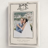 "Christmas Coquette" - Holiday Cards in Licorice by Ekko Studio - Folded Card