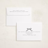 "Christmas Coquette" - Holiday Cards in Licorice by Ekko Studio - FREE Recipient Addressing