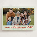 "Pecos" - Holiday Cards in Succulent by Megan Davis - Front