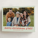 "Pecos" - Holiday Cards in Succulent by Megan Davis - Folded Card