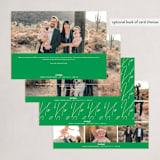 "hand-written holiday message" - Holiday Cards in Pine by Alexandra Dzh - Back of Card Options