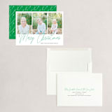 "hand-written holiday message" - Holiday Cards in Pine by Alexandra Dzh - Assembled