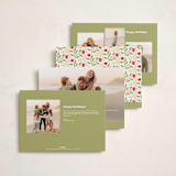 "merry greeting" - Holiday Cards in Cream by Jenny Millington - Back of Card Options