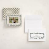 "wreath wrap" - Holiday Cards in Blue Spruce by Jen Owens - Assembled