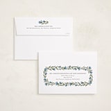 "wreath wrap" - Holiday Cards in Blue Spruce by Jen Owens - FREE Recipient Addressing