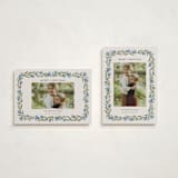 "wreath wrap" - Holiday Cards in Blue Spruce by Jen Owens - Photo Orientation Options