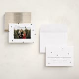 "Scattered Trees" - Holiday Cards in Cotton by Michelle Taylor - Assembled