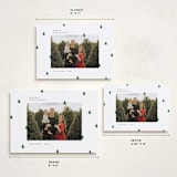 "Scattered Trees" - Holiday Cards in Cotton by Michelle Taylor - Formats Available