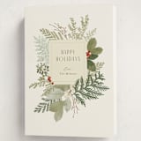"Juniper" - Holiday Cards in Starlight by Jennifer Wick - Folded Card