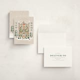 "New Home Holiday House" - Holiday Cards in Eggnog by Jackie Crawford - Assembled