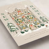 "New Home Holiday House" - Holiday Cards in Eggnog by Jackie Crawford - Detail