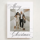 "Merry Script" - Holiday Cards in Ink by Nicole Walsh - Front