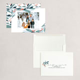 "Wintery Eucalyptus" - Holiday Cards in Snow by Angel Walker - Assembled