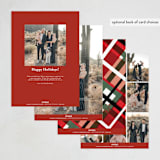 "Vienna" - Holiday Cards in Holly Berry by Julie Murray - Back of Card Options