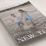 "New Year Happiness" - Holiday Cards in Cotton by Angela Thompson - Detail