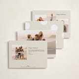 "cropped" - Holiday Cards in Cream by Ellen Schlegelmilch - Back of Card Options