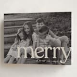 "cropped" - Holiday Cards in Cream by Ellen Schlegelmilch - Folded Card
