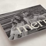 "cropped" - Holiday Cards in Cream by Ellen Schlegelmilch - Detail