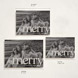 "cropped" - Holiday Cards in Cream by Ellen Schlegelmilch - Formats Available