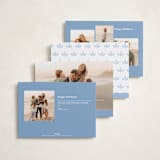 "Fine Frame" - Holiday Cards in Blue Jay by Melanie Kosuge - Back of Card Options