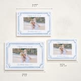 "Fine Frame" - Holiday Cards in Blue Jay by Melanie Kosuge - Formats Available