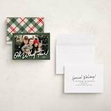 "Oh what fun script" - Holiday Cards in Forest by Karidy Walker - Assembled