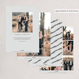 "the classic" - Holiday Cards in Midnight by Sara Hicks Malone - Back of Card Options