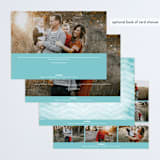 "Aquarelle" - Holiday Cards in Ash by cambria - Back of Card Options