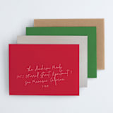 "Aquarelle" - Holiday Cards in Ash by cambria - Premium Envelope Options