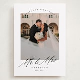 "MR. AND MRS." - Holiday Cards in Veil by Pink House Press - Front