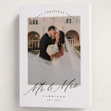 "MR. AND MRS." - Holiday Cards in Veil by Pink House Press - Folded Card