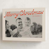 "Nostalgia" - Holiday Cards in Candy Cane by Ekko Studio - Folded Card