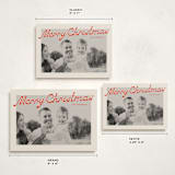 "Nostalgia" - Holiday Cards in Candy Cane by Ekko Studio - Formats Available