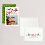 "Christmas Past" - Holiday Cards in Snow by GeekInk Design - Assembled