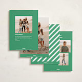"Bright Greetings" - Holiday Cards in Elf Shoes by Brandy Folse - Back of Card Options