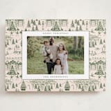 "Nutcracker Toile" - Holiday Cards in Fir by Teju Reval - Front