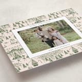 "Nutcracker Toile" - Holiday Cards in Fir by Teju Reval - Detail