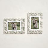 "Nutcracker Toile" - Holiday Cards in Fir by Teju Reval - Photo Orientation Options