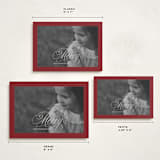 "Boldly Merry" - Holiday Cards in Garnet by Karen Kaul - Formats Available