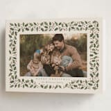"Winter Garland" - Holiday Cards in Eggnog by Diana Pinnell - Folded Card