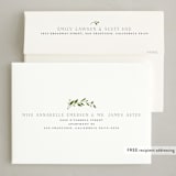 "Greenery Wreath" - Holiday Cards in Twilight by Susan Moyal - FREE Recipient Addressing