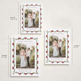"Garland" - Holiday Cards in Berry by Sarah Knight - Formats Available