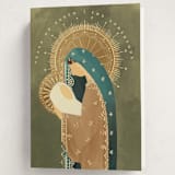 "Mother and child" - Holiday Cards in Marinique by Grae - Folded Card