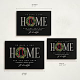 "Classic Home" - Holiday Cards in Cinder by Erin L. Wilson - Formats Available