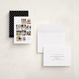 "Ten" - Holiday Cards in Coal by Up Up Creative - Assembled