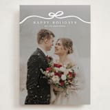 "Bow Tied" - Holiday Cards in Snow by Kaydi Bishop - Front